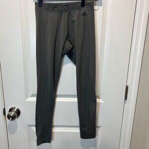 Adidas Climalite Women's Gray Athletic Leggings Pants Size Small‎
